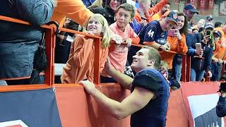 Syracuse University footballs Senior Walk [upl. by Newel326]