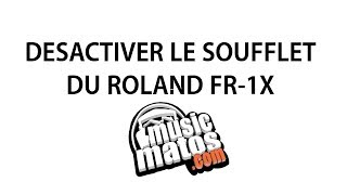 Comment désactiver le soufflet FR1X Roland [upl. by Nwahsat952]