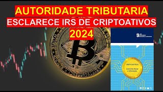 CRIPTOATIVOS AUTORIDADE TRIBUTARIA ESCLARECE CRIPTOMOEDAS [upl. by Kingdon]