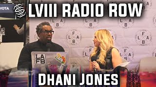 Dhani Jones Talks Super Bowl LVIII in Las Vegas  Radio Row [upl. by Eimaral]