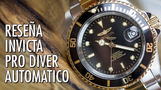 Reseña Invicta Pro Diver 8927OB Reloj Analógico Automático Homenaje al Rolex Submariner [upl. by Jelena]