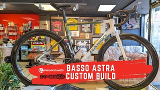 Basso Astra  Ultegra Di2  Custom build wheels [upl. by Ancelin513]