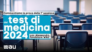 Test Medicina 2024 analisi e commento 28 maggio [upl. by Abbye]