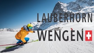 Skiing Lauberhorn  Wengen 2020 Switzerland [upl. by Skier232]