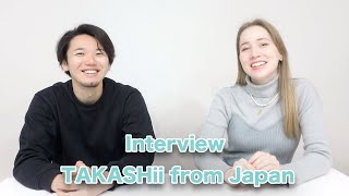 Interview TAKASHii from Japan How did you learn English Why did you start making Youtube videos [upl. by Kovacs]