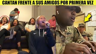 Cantan frente a sus amigos por PRIMERA VEZ y esta fue su reacción 😱 PARTE 2 [upl. by Norda770]