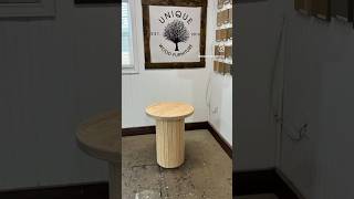 New wood side table design 🤍 woodtable ytshorts diy moderndesign [upl. by Mamoun371]