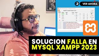 De nuevo fallando MySQL en XAMPP Windows 2023 actualizado [upl. by Eceryt]