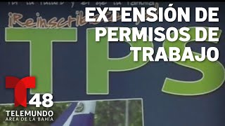 Extensión de permisos de trabajo para TPS [upl. by Imaon]