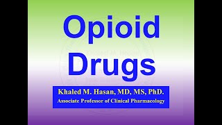 Opioid Drugs [upl. by Yves162]