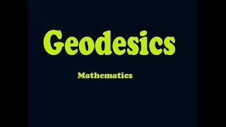 How to prove Geodesics on a plane are straight lines theorem [upl. by Kolodgie]