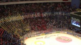 Tifo före final 3 i Globen  DjurgårdenHV71 [upl. by Hilaire]