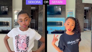 Sekora Or Sefari  Funny Face Filters playtime [upl. by Faro]