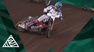 Flat Track Motorcycle Racing at FIM Speedway [upl. by Xet891]