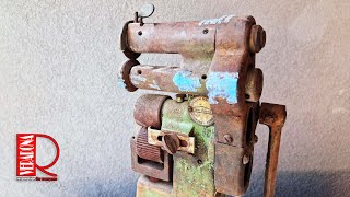 Antique leather machine  Restoration [upl. by Caiaphas]