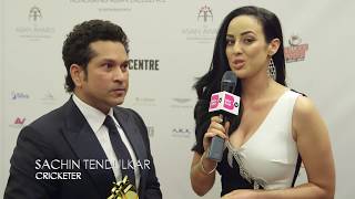 The 7th Asian Awards  Sachin Tendulkar  Press Room [upl. by Swithin]