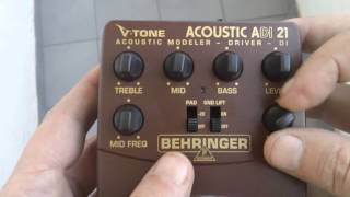 Behringer ADI21 TEST Guitarra Clásica [upl. by Enrico]