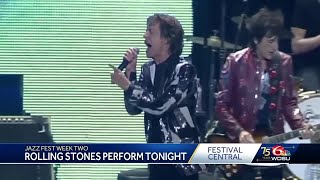 New Orleans Jazz Fest prepares for unprecedented Rolling Stones performance [upl. by Eimarrej]