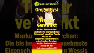 spiegel Talkshows Feldenkirchen gregorgysi Gysi Wessis Arroganz [upl. by Nagam]