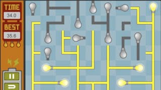 Connect wires and Light Bulbs 💡 in puzzle game Light it [upl. by Caressa]