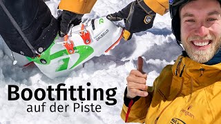 Skischuhe anpassen lassen Was bringt es für die Skitechnik  Bootfitting beim Skifahren [upl. by Gnart950]