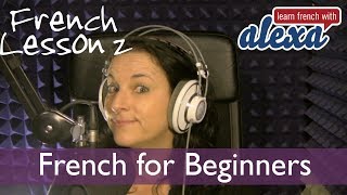 Learn French With Alexa Polidoro Free French Lesson 2 [upl. by Lurleen]