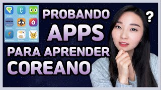 COREANA PROBANDO APPS PARA APRENDER COREANO  Mi Coreana [upl. by Nahtal]