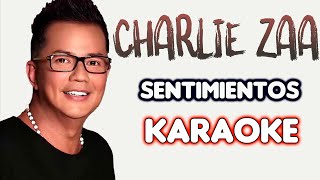 CHARLIE ZAA  Sentimientos Un Disco Mas  Niegalo Todo  KARAOKE [upl. by Dorsey]