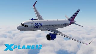 XPlane 12 From Athens to Santorini  ASXP12 Beta  Toliss A320neo [upl. by Norre635]