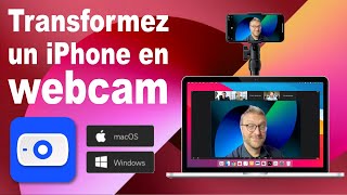 TRANSFORMEZ votre IPHONE en WEBCAM sur Mac et Windows [upl. by Atteirneh]