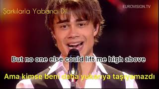 İngilizce Öğreten Şarkılar Serisi 1  Alexandre Rybak \ Fairytale En İyi Eurovision Performansı [upl. by Annairam]