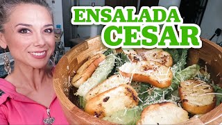 Ensalada César receta y herencia de MI PAPÁMarisolpink [upl. by Allerym467]