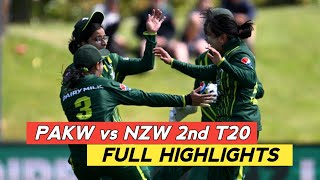 New Zealand Women vs Pakistan Women 2nd T20 2023 Highlights  NZW vs PAKW 2nd T20 2023 [upl. by Astto]