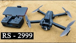 Best Dual Camera Foldable Drone With WiFi App Control amp Brushless Motor [upl. by Shere]