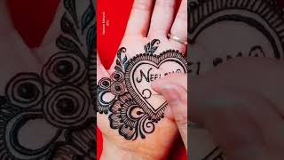 Easy Mehndi Design  Front Hand Mehndi Design  Mehndi Designs [upl. by Nosrej797]