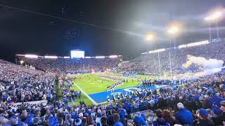 BYU Football Players Take The Field VS OK State — Drone Show [upl. by Cecil994]