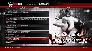 20Royal Rumble 2001  WWE 2K16 Austin 316 Showcase Walkthrough PS4 [upl. by Adeehsar]