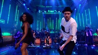 Justin Timberlake covers the Jacksons Shake Your Body Down To The Ground in the Live Lounge [upl. by Alesig]