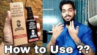 Muuchstac Beard Oil  How to USE  Kab Kitna kis time [upl. by Haneen]