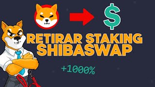 Como Retirar SHIBA de SHIBA SWAP ACTUALIZADO 2022 Retirar STAKING [upl. by Zetniuq]