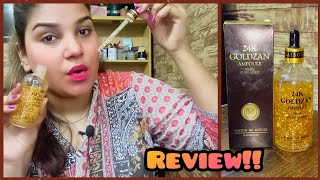 24k Goldzan Ampule Pure Gold Serum Honest Review💥 [upl. by Brittan]