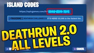 Cizzorz DEATHRUN 20 CODE  ALL Levels WALKTHROUGH Fortnite Cizzorz Deathrun 20 CODE [upl. by Kneeland]