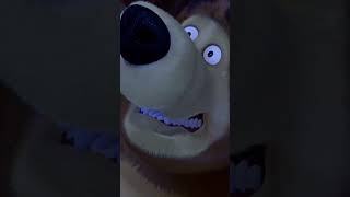 Michka nest pas un monstre  🐻👻 Shorts LaNuitDeLaPeur mashaetmichka MashaBearFra animation [upl. by Romonda]