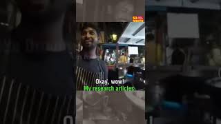 Chennais PhD Student Running Food Cart Goes Viral After Unexpected Vlogger Shoutout  SoSouth [upl. by Annwahs795]