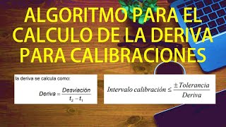 Algoritmo para el cálculo de la deriva y el intervalo de calibración  Pseudocódigo Pseint y Matlab [upl. by Herbie]