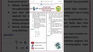 PART 15 TKP LATIHAN SOAL TES KARAKTERISTIK PRIBADI CPNS 2024 CPNS CPNS2024 TKP [upl. by Zsamot]