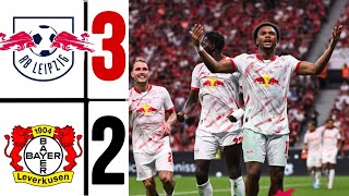 Bayer Leverkusen  Leipzig 23  Highlights openda 2 Goal  Bundesliga 202425 [upl. by Yancey815]