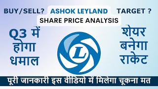 ashok leyland share news today  ashok leyland share analysis  ashok leyland q3 results 2024 [upl. by Artenal]