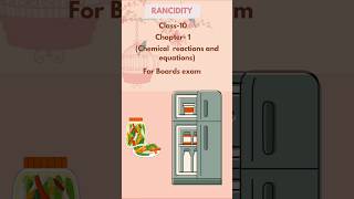 Quick revision of topic Rancidity of Class 10 Chapter1 Chemical reactions and equations [upl. by Eustazio]