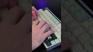 Mode Sonnet wKTT Matcha Stack Mount Sound Test shorts keyboard mechanicalkeyboard [upl. by Linn]